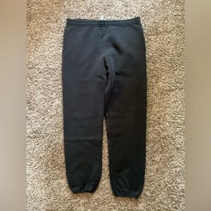 Vintage Russell Athletic Men's Black Sweatpants